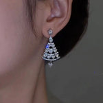 Needle Christmas Tree Earrings