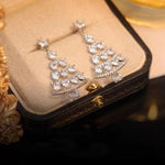 Needle Christmas Tree Earrings