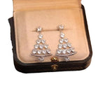Needle Christmas Tree Earrings